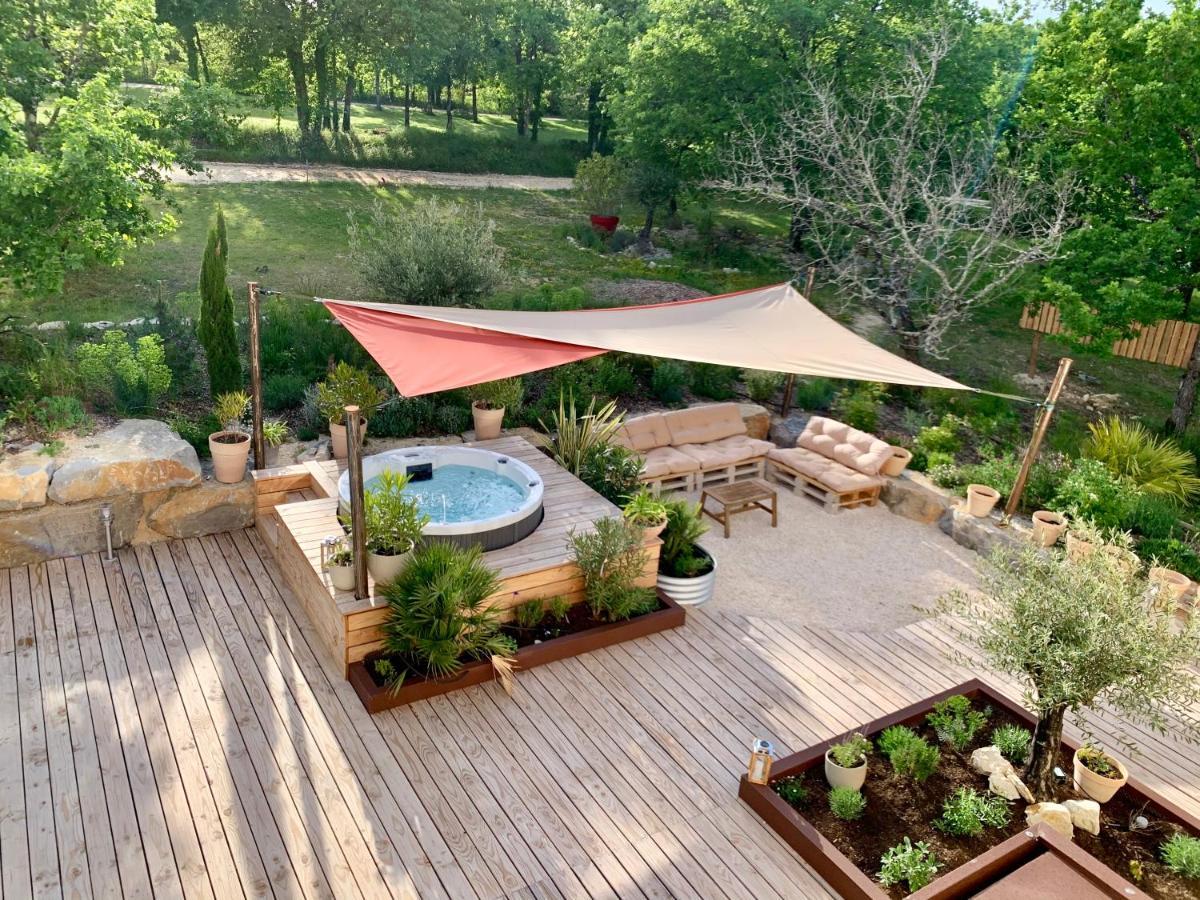 Maison D'Hotes De Charme Le Clos De La Fontaine Piscine & Spa Labastide-Marnhac エクステリア 写真