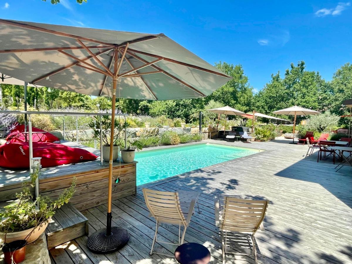 Maison D'Hotes De Charme Le Clos De La Fontaine Piscine & Spa Labastide-Marnhac エクステリア 写真