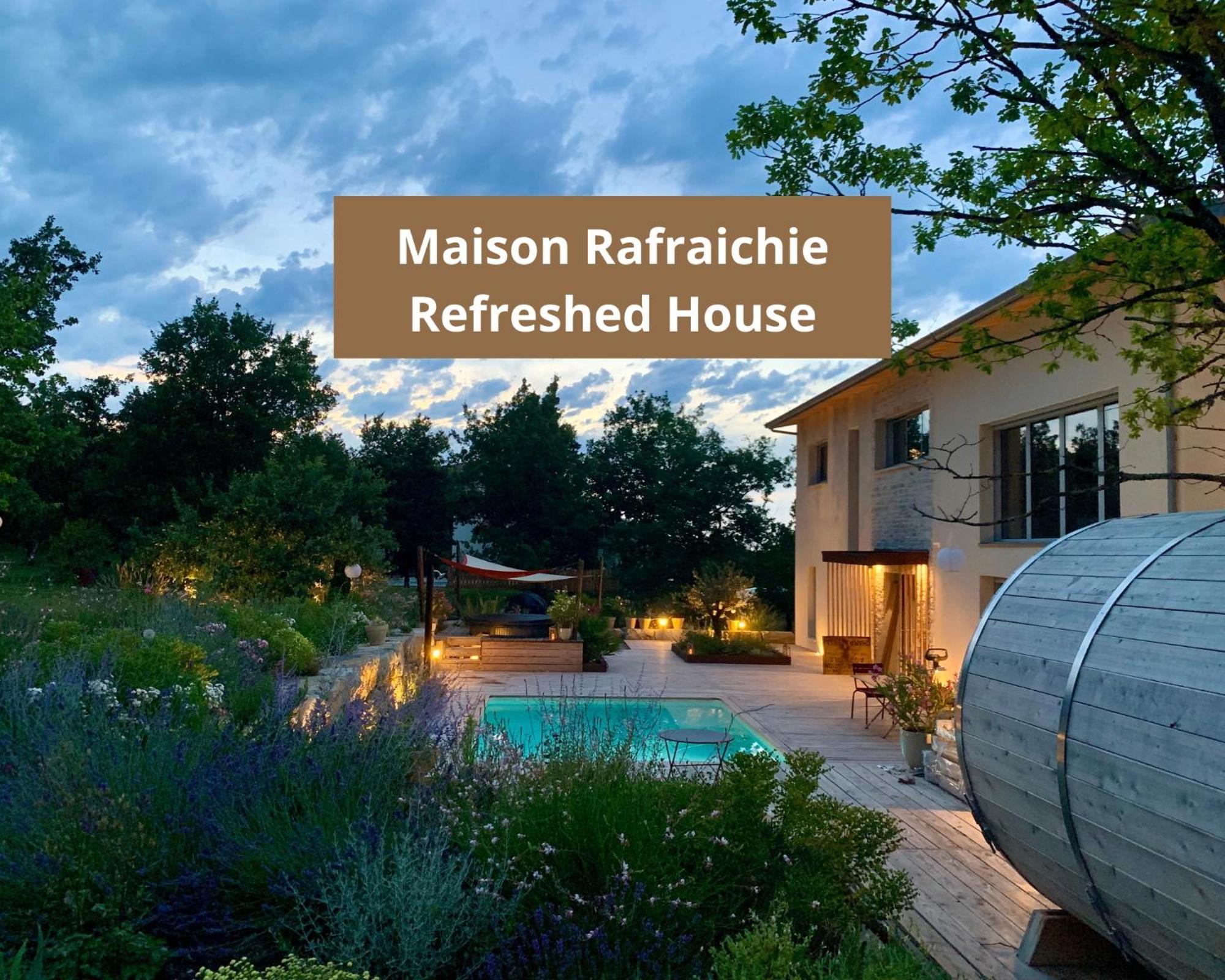 Maison D'Hotes De Charme Le Clos De La Fontaine Piscine & Spa Labastide-Marnhac エクステリア 写真